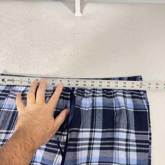 Croft & Barrow 2 pc Flannel Pajamas Woman XXL Button Top Drawstring Elas Waist - Picture 13 of 16